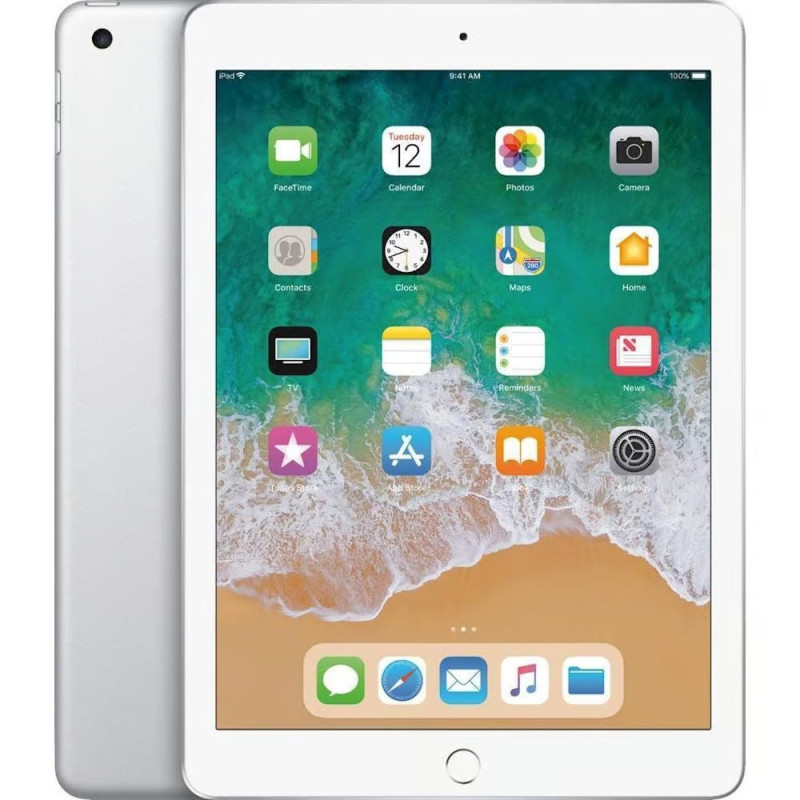 Apple iPad 9,7" (2018) 6.ª Generación 128GB Plata EN BUEN ESTADO