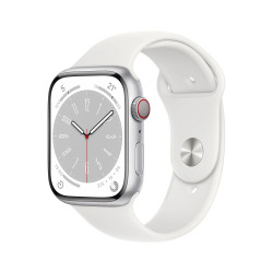 Apple Watch Series 8 (GPS + Cellular) 45mm Aluminio Plata EXCELENTE