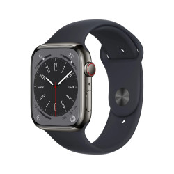 Apple Watch Series 8 (GPS + Cellular) 45mm Acero Inoxidable Grafito EXCELENTE