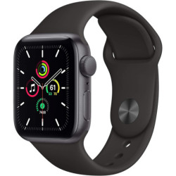 Apple Watch SE 2020 40 mm Aluminium Gris Sidéral NOUVEAU OUVERT