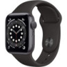 Apple Watch Series 6, 40 mm, schwarzes Aluminium, in gutem Zustand