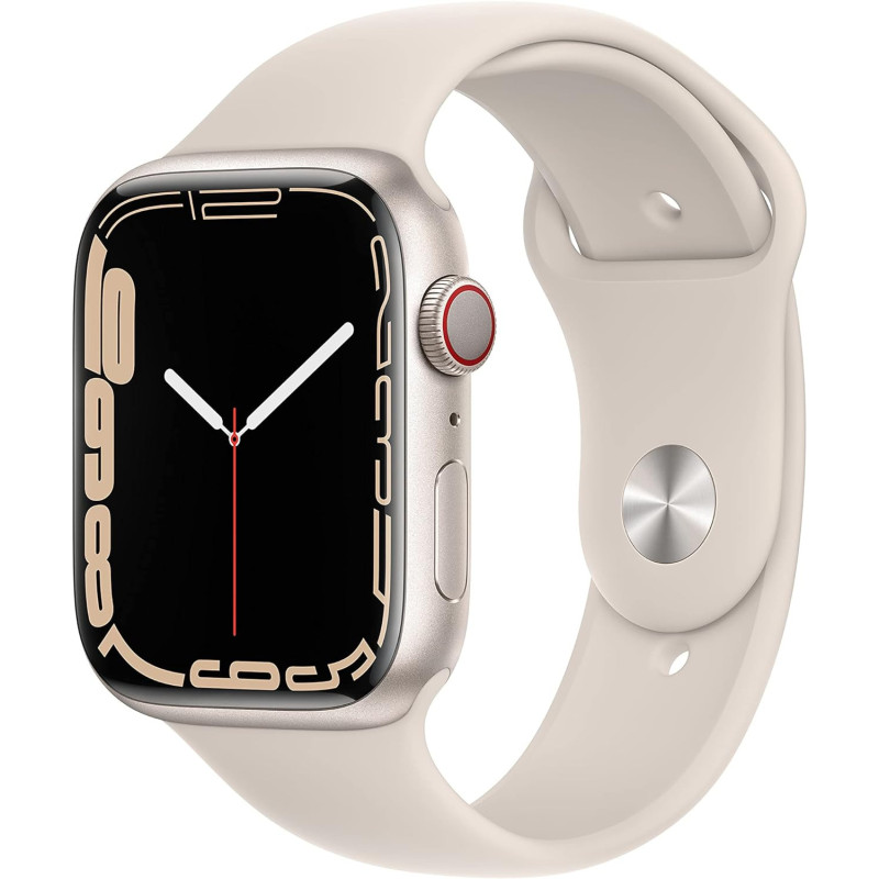 Apple Watch Series 7 45mm Étoile Aluminium Blanc PEU UTILISÉE