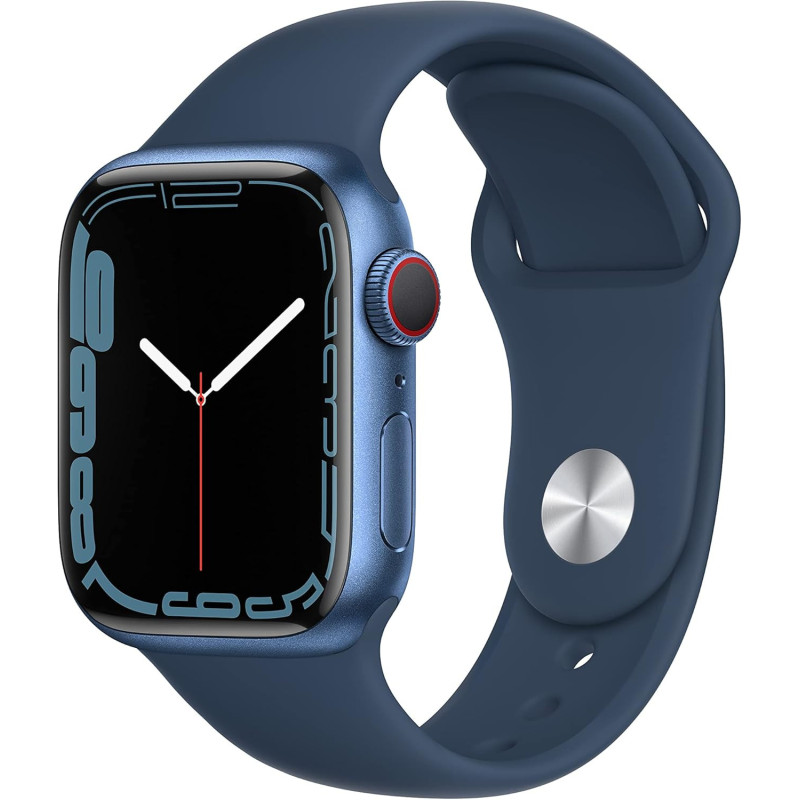 Apple Watch Series 7 (GPS + Cellular) 45 mm Aluminium Blau EXCELENTE