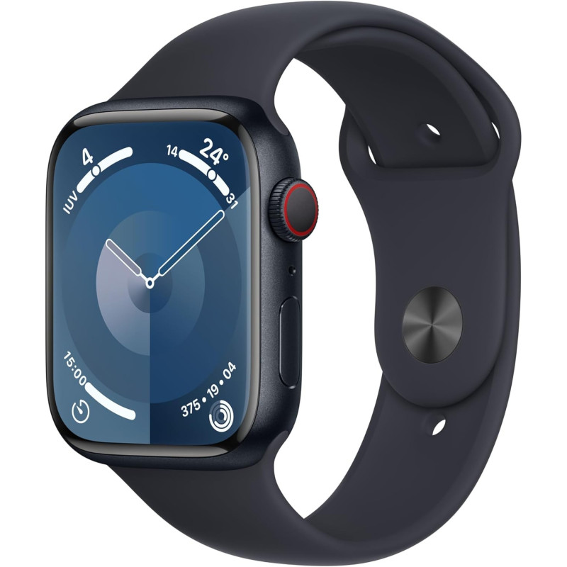 Apple Watch Series 9 (GPS + Cellular) 41mm Aluminio Medianoche EXCELENTE