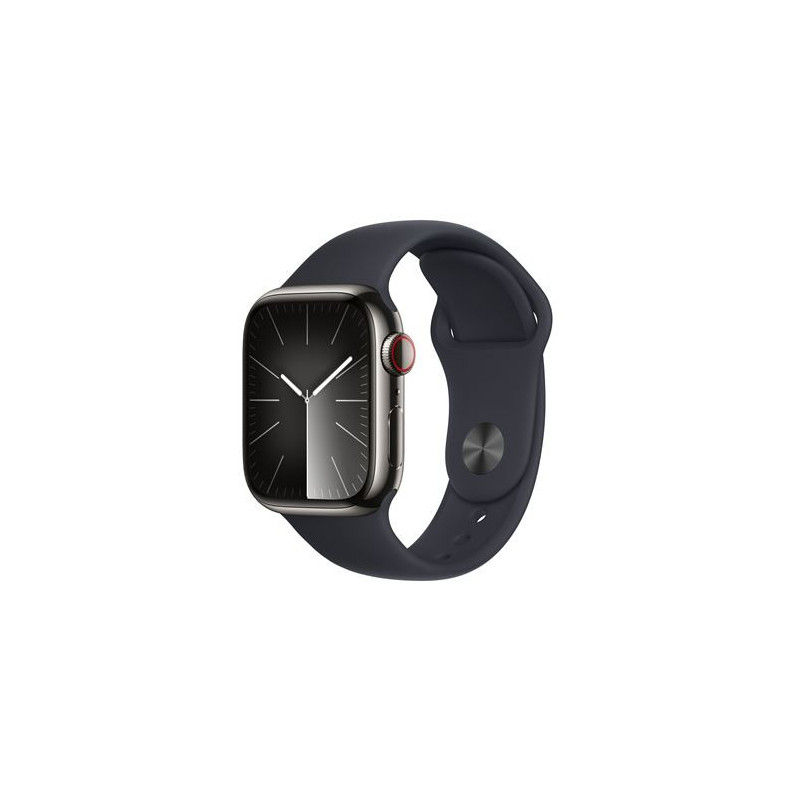 Apple Watch Series 9 (GPS + Cellular) 41mm Acero Inoxidable Grafito POCO USADO