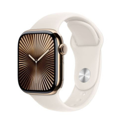 Apple Watch Series 10 (GPS + Cellular) 46mm Titanio Oro WENIG GEBRAUCHT