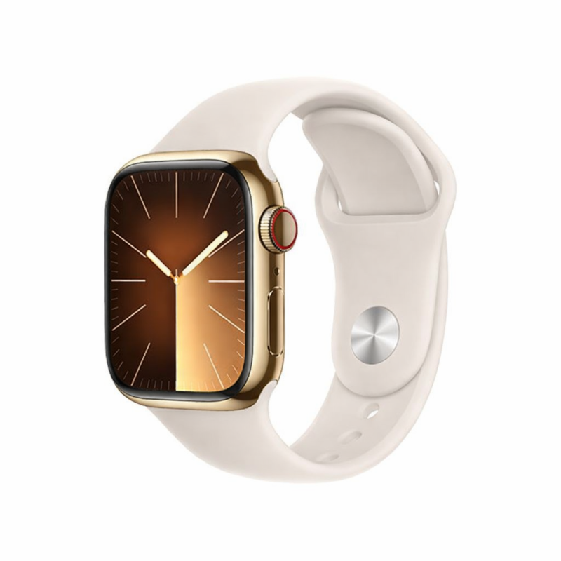 Apple Watch Series 9 (GPS + Cellular) 41mm Acero Oro POCO USADO