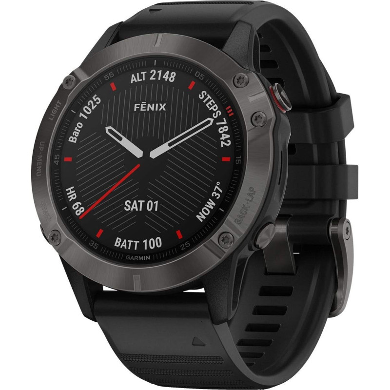 Garmin Fenix 6 Zafiro 47mm Negro BON ÉTAT