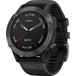 Garmin Fenix 6 Zafiro 47mm Negro UTMÄRKT
